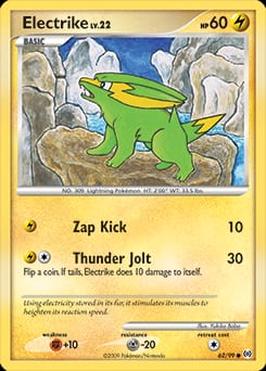 Arceus Electrike #62 card
