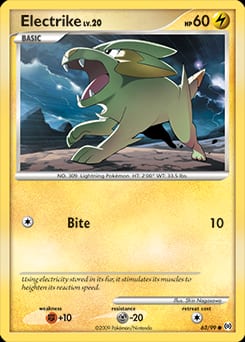 Arceus Electrike #63 card