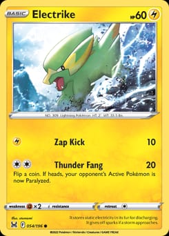 Lost Origin Electrike #54 card