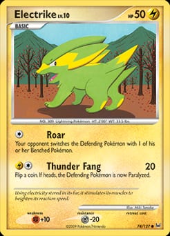Platinum Electrike #74 card