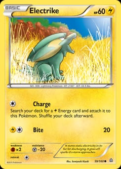Primal Clash Electrike #59 card