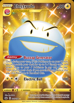 2021 Chilling Reign Electrode #222 card