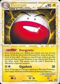 2010 HS—Triumphant Electrode #93 card