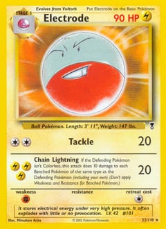 Legendary Collection Electrode #22 card