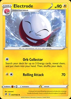 2020 Rebel Clash Electrode #57 card