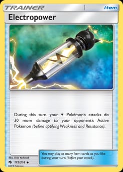 Lost Thunder Electropower #172 card
