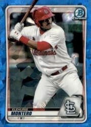 2020 Bowman Sapphire Edition Base Set Elehuris Montero #BCP-32 card