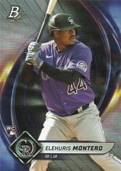2022 Bowman Platinum Base Set Elehuris Montero #86 card