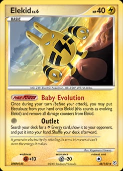 Diamond & Pearl Elekid #48 card