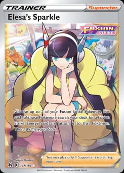 Crown Zenith Elesa's Sparkle #147 card