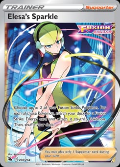 Fusion Strike Elesa's Sparkle #260 card