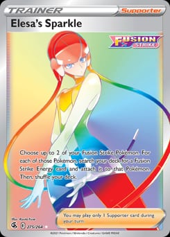 Fusion Strike Elesa's Sparkle #275 card