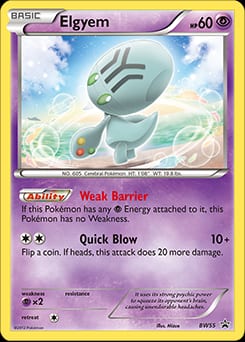 BW Black Star Promos Elgyem #BW55 card