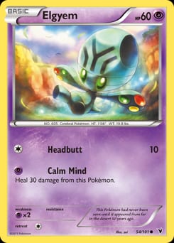 Noble Victories Elgyem #54 card