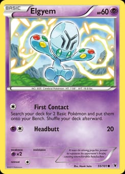 Noble Victories Elgyem #55 card