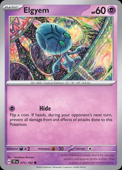 2024 Temporal Forces Elgyem #73 card