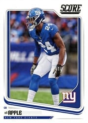 2018 Score Base Set Eli Apple #228 card
