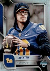 2025 Bowman University Chrome Base Image Variation Refractor Eli Holstein #SP-21 card