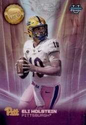 2025 Bowman University Chrome Dean's List Refractor Eli Holstein #DL-15 card