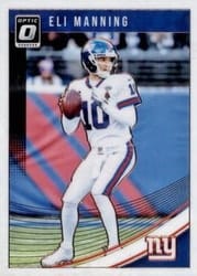 2018 Donruss Optic Base Set Eli Manning #71 card