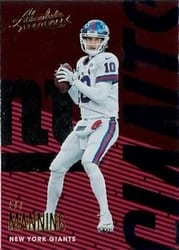 2018 Panini Absolute Base Set Eli Manning #71 card