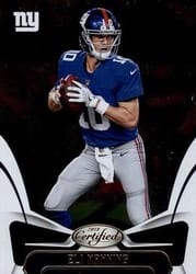2018 Panini Certified Base Set Eli Manning #48 card