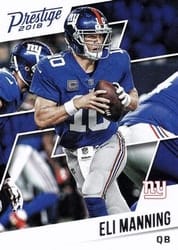 2018 Panini Prestige Base Set Eli Manning #170 card