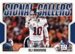 2018 Score Signal Callers Eli Manning #22 card
