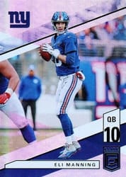 2019 Donruss Elite Base Set Eli Manning #78 card