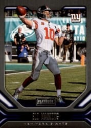 2019 Panini Playbook Base Set Eli Manning #60 card