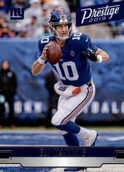 2019 Panini Prestige Base Set Eli Manning #129 card