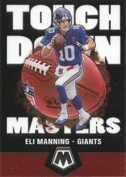 2020 Panini Mosaic Touchdown Masters Eli Manning #TM13 card