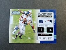 2021 Panini Contenders Playoff Ticket Eli Manning #PLT-ELI card