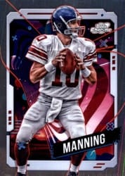 2024 Topps Chrome Cosmic Base Set Eli Manning #66 card