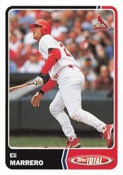 2003 Topps Total Base Set Eli Marrero #55 card