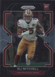 2021 Panini Chronicles Prizm Black Eli Mitchell #PB-25 card