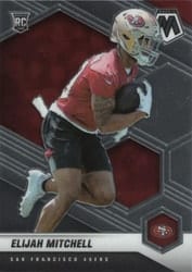 2021 Panini Mosaic Base Set Eli Mitchell #376 card