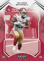 2021 Panini Playoff Base Set Eli Mitchell #292 card