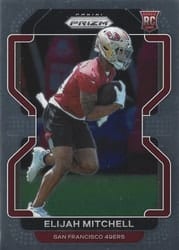 2021 Panini Prizm Base Set Eli Mitchell #399 card