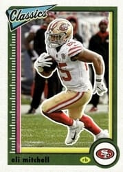 2022 Panini Classics Base Set Eli Mitchell #90 card