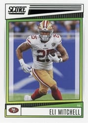 2022 Score Base Set Eli Mitchell #167 card