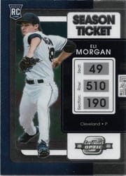 2022 Panini Chronicles Contenders Optic Eli Morgan #17 card