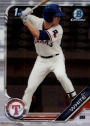 2019 Bowman Chrome Prospects Eli White #BCP-168 card