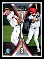 2025 Bowman Draft Axis Eli Willits #A-1 card