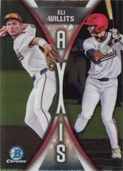 2025 Bowman Draft Axis Eli Willits #A-1 card