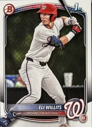 2025 Bowman Draft Base Set Eli Willits #BD-1 card