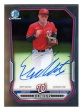 2025 Bowman Draft Chrome Prospect Autograph Eli Willits #CPA-EW card