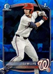 2025 Bowman Draft Sapphire Base Set Eli Willits #BDC-1 card