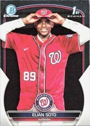 2023 Bowman Chrome Prospects Elian Soto #BCP-177 card