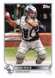 2022 Topps Mini Base Set Elias Diaz #467 card